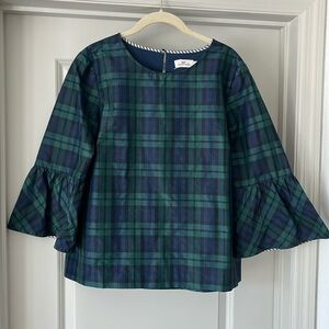 Vineyard Vines Tartan plaid blouse